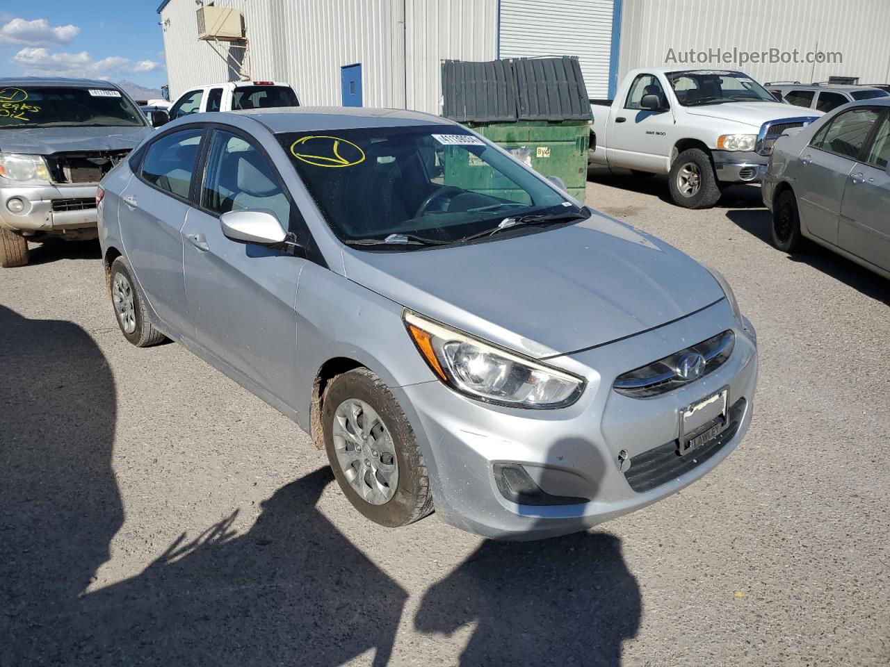 2016 Hyundai Accent Se Silver vin: KMHCT4AE7GU113545