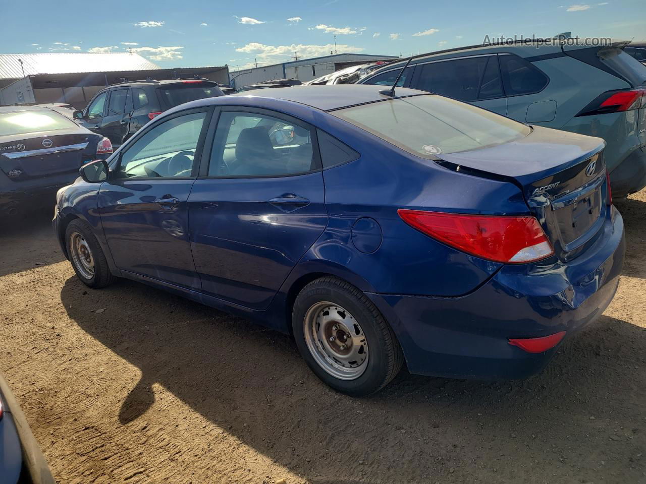 2016 Hyundai Accent Se Blue vin: KMHCT4AE7GU114274