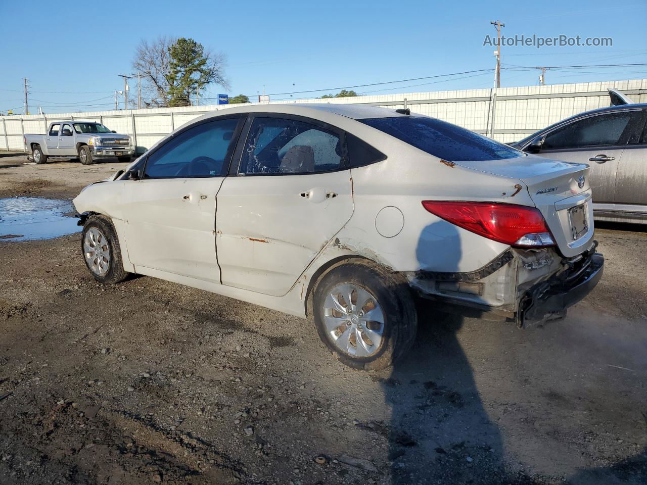 2016 Hyundai Accent Se Серый vin: KMHCT4AE7GU123850