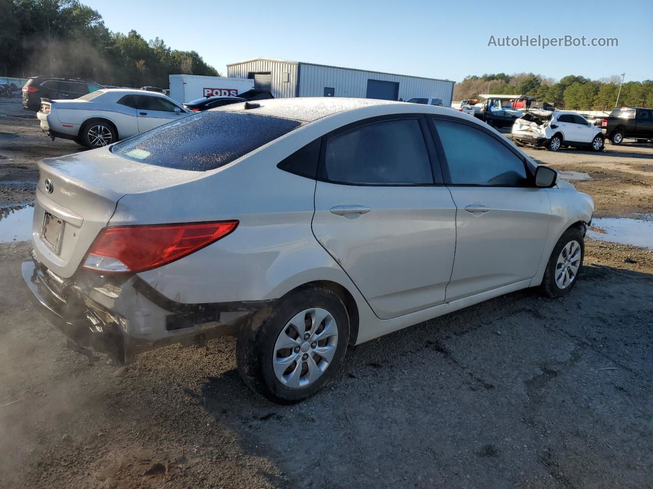 2016 Hyundai Accent Se Серый vin: KMHCT4AE7GU123850