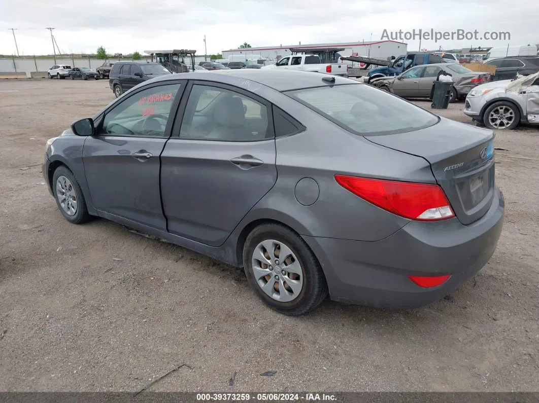 2016 Hyundai Accent Se Gray vin: KMHCT4AE7GU135772