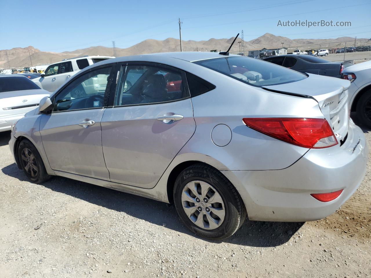 2016 Hyundai Accent Se Серебряный vin: KMHCT4AE7GU948948