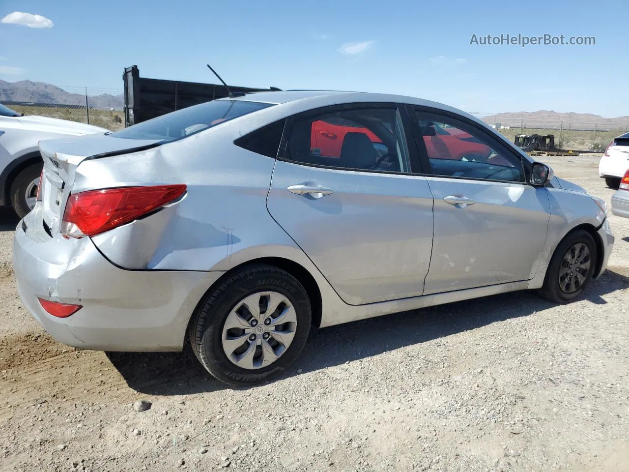 2016 Hyundai Accent Se Silver vin: KMHCT4AE7GU948948