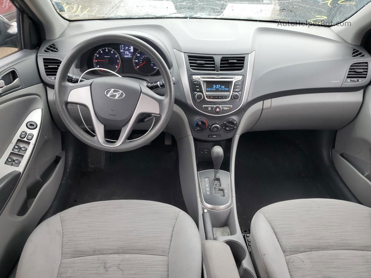 2016 Hyundai Accent Se Черный vin: KMHCT4AE7GU961683