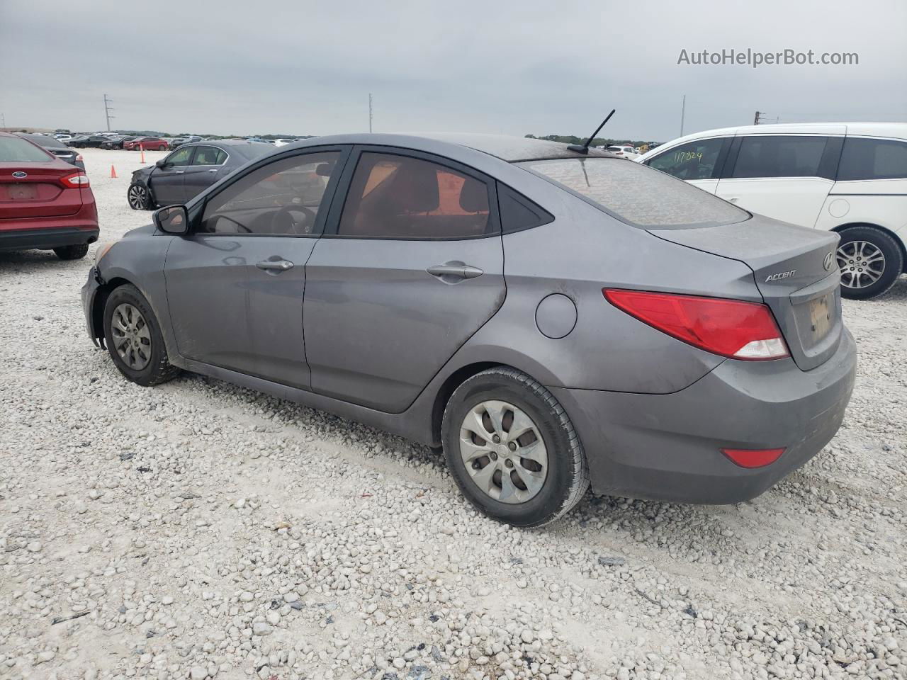 2016 Hyundai Accent Se Gray vin: KMHCT4AE7GU976491