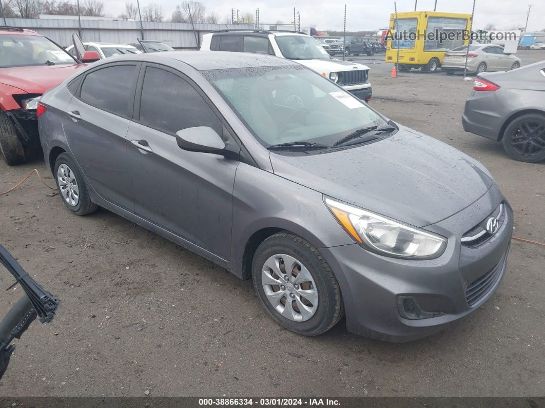 2016 Hyundai Accent Se Серый vin: KMHCT4AE7GU976541