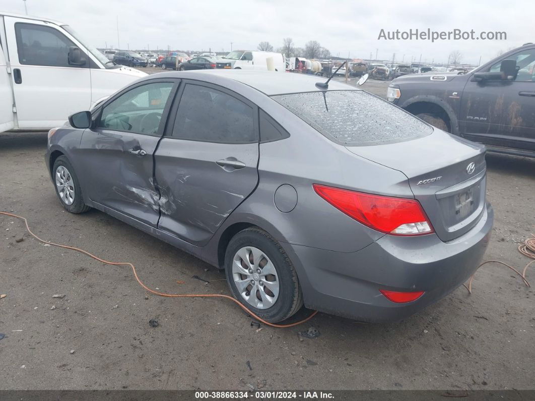 2016 Hyundai Accent Se Серый vin: KMHCT4AE7GU976541