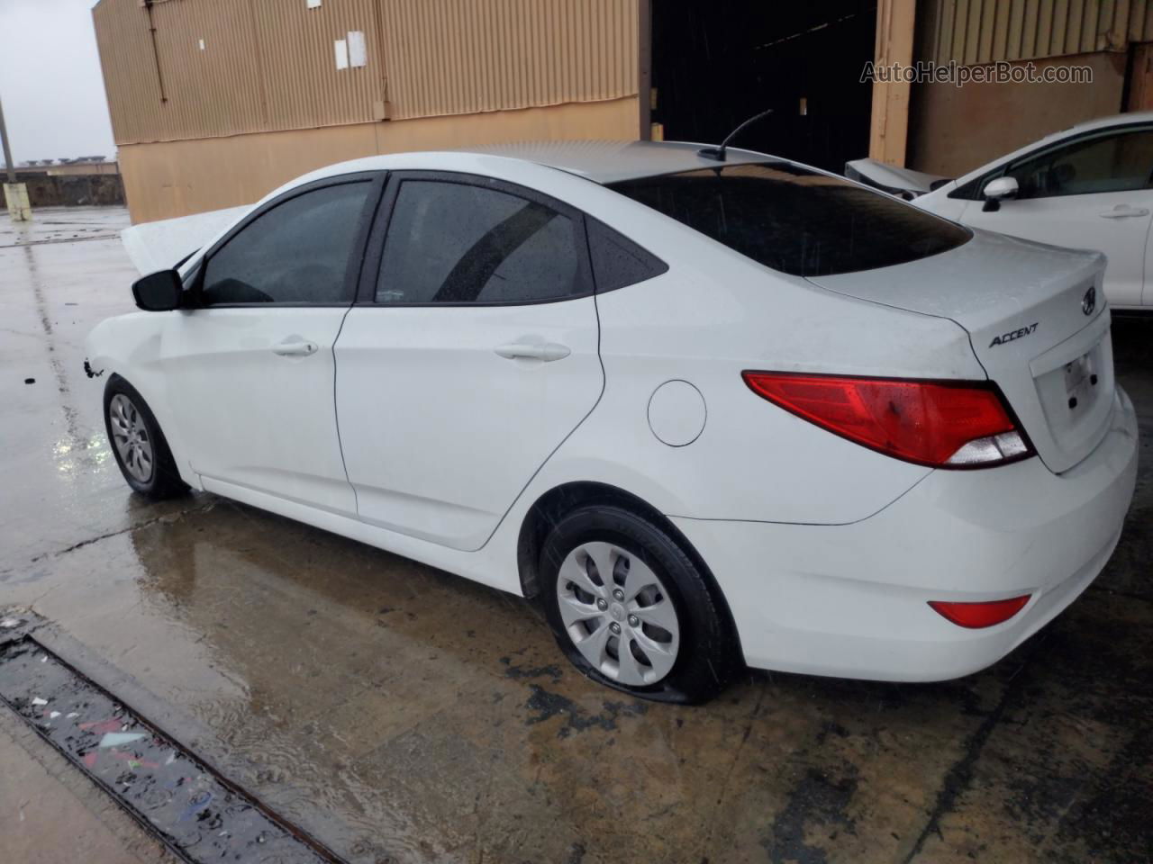 2016 Hyundai Accent Se White vin: KMHCT4AE7GU984624