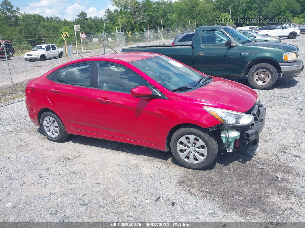 2016 Hyundai Accent Se Red vin: KMHCT4AE7GU987099