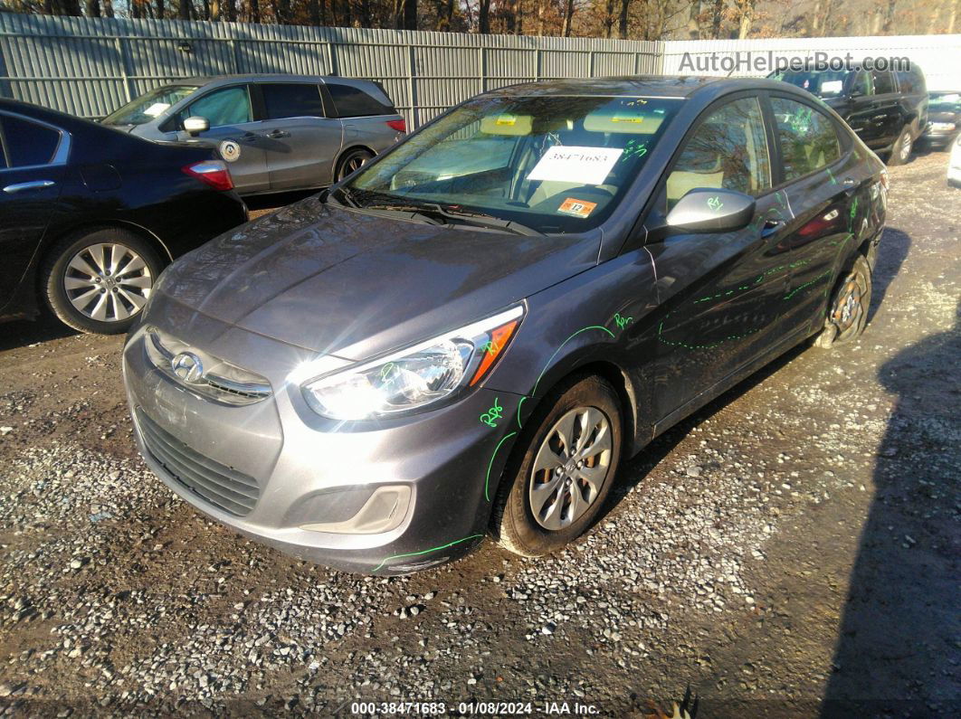 2017 Hyundai Accent Se Серый vin: KMHCT4AE7HU242595