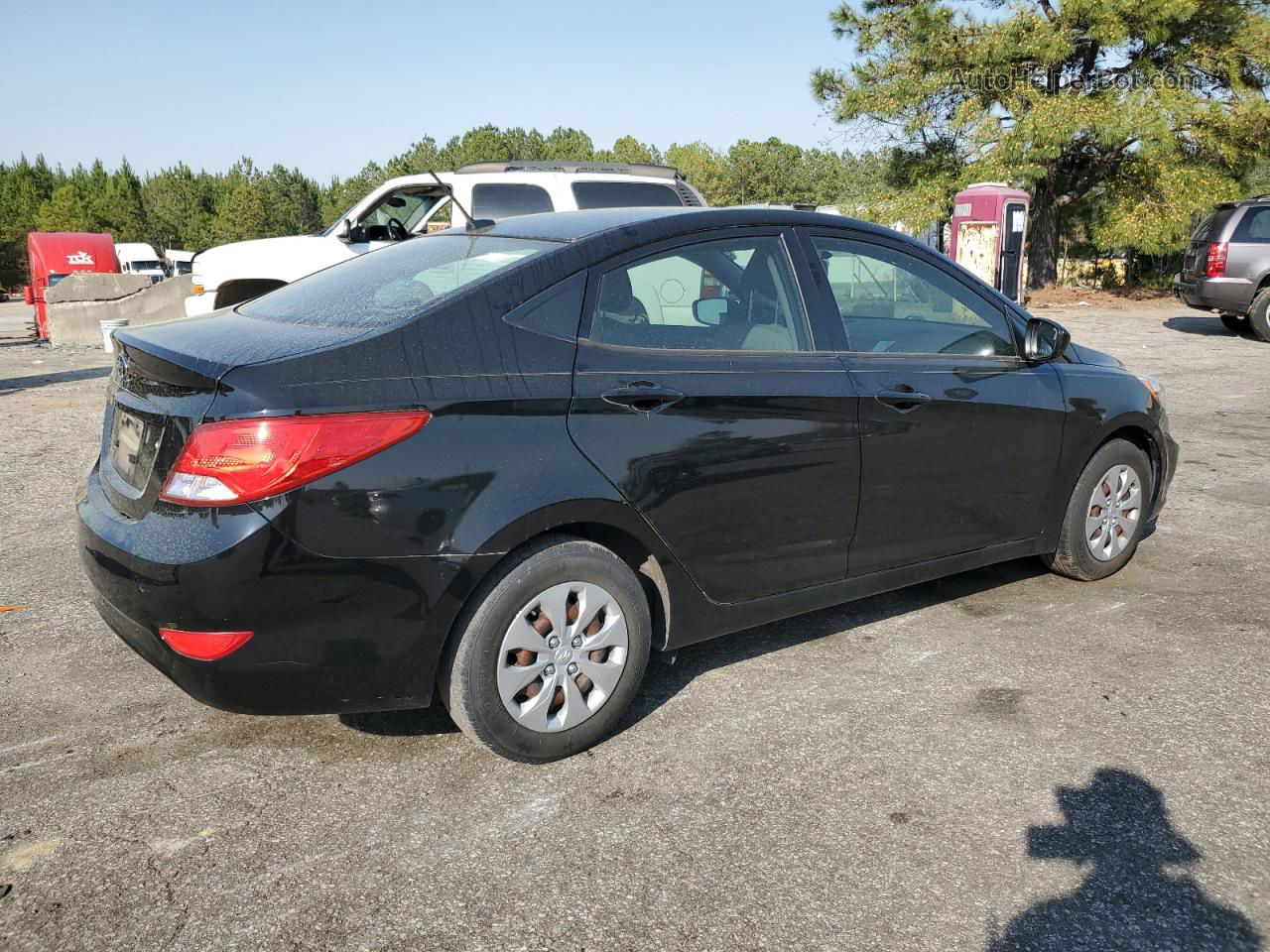 2017 Hyundai Accent Se Black vin: KMHCT4AE7HU265195