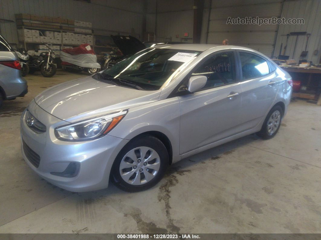 2017 Hyundai Accent Se Silver vin: KMHCT4AE7HU265634