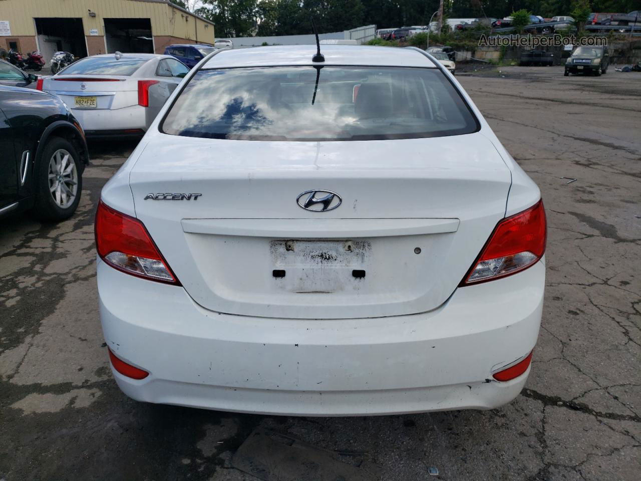 2017 Hyundai Accent Se White vin: KMHCT4AE7HU271126