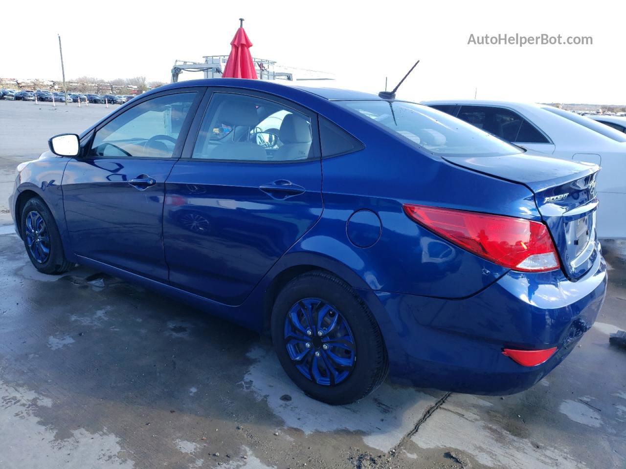 2017 Hyundai Accent Se Blue vin: KMHCT4AE7HU278707