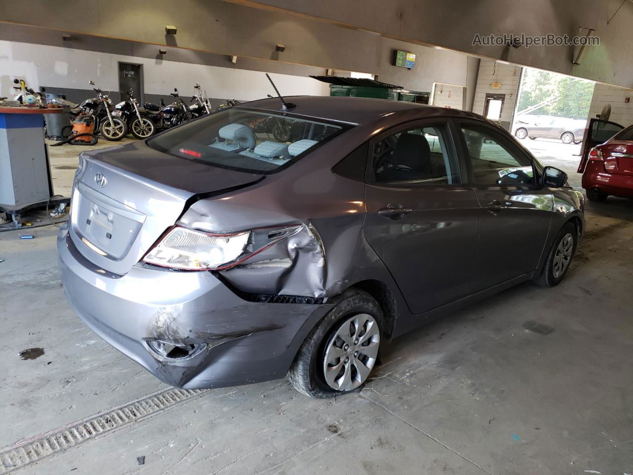 2017 Hyundai Accent Se Gray vin: KMHCT4AE7HU289545