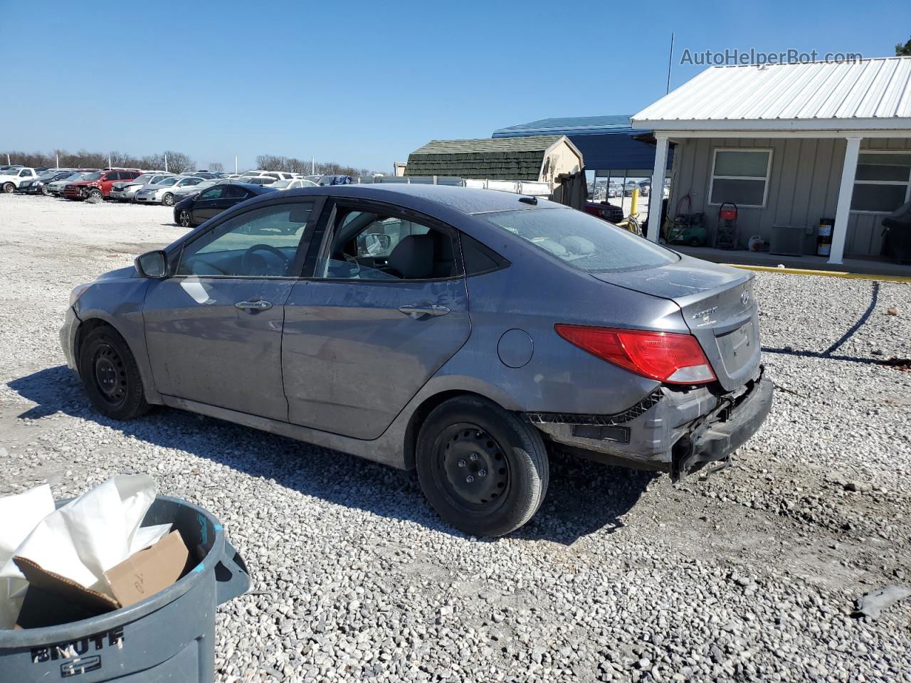 2017 Hyundai Accent Se Gray vin: KMHCT4AE7HU328280