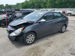 2013 Hyundai Accent Gls Gray vin: KMHCT4AE8DU272795