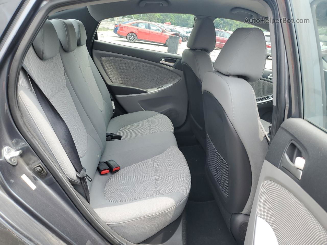 2013 Hyundai Accent Gls Gray vin: KMHCT4AE8DU272795