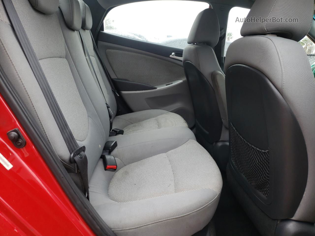 2013 Hyundai Accent Gls Red vin: KMHCT4AE8DU343378