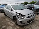 2013 Hyundai Accent Gls Silver vin: KMHCT4AE8DU408102