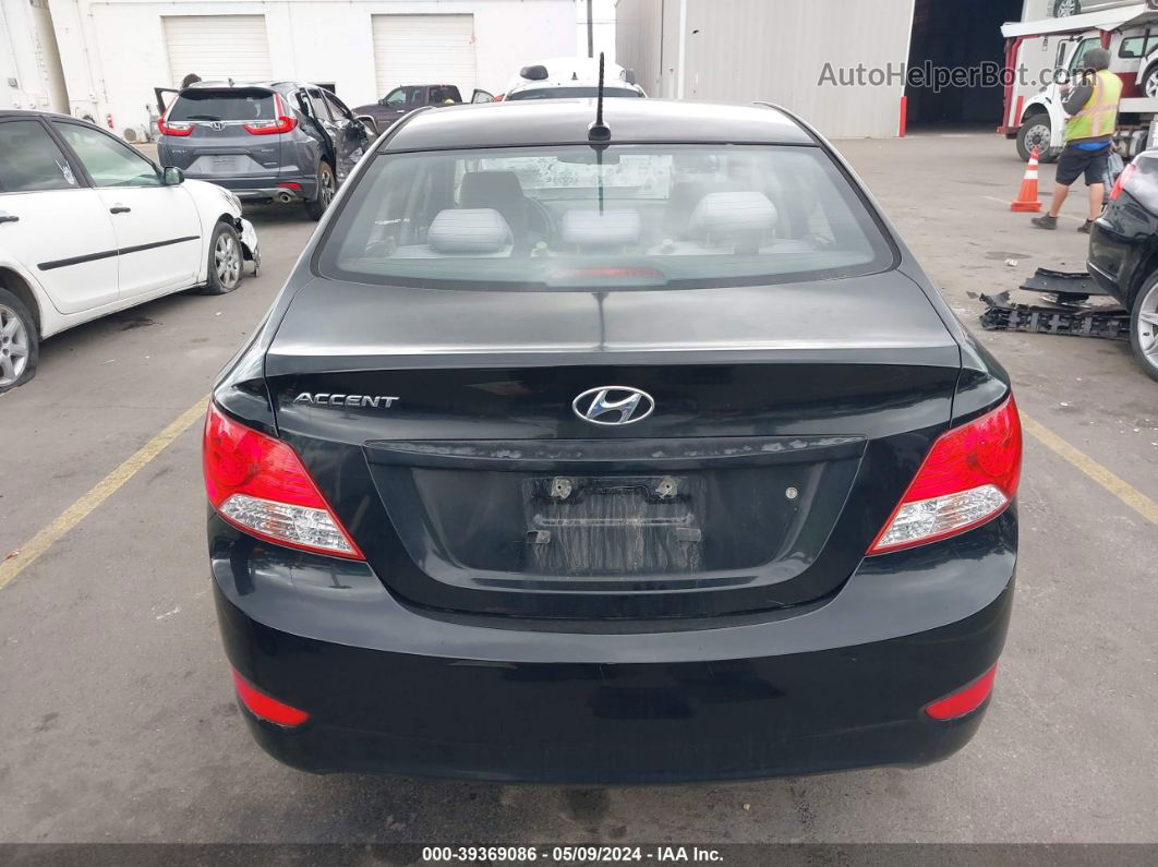 2013 Hyundai Accent Gls Black vin: KMHCT4AE8DU480398