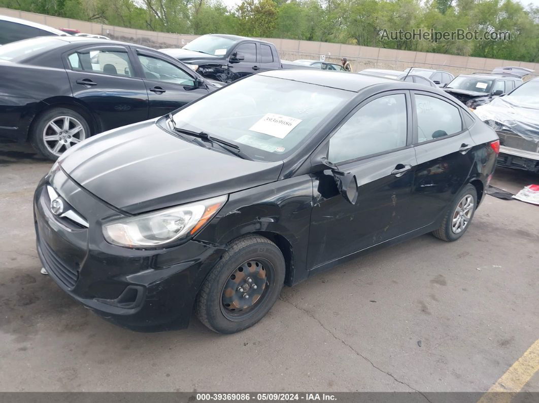 2013 Hyundai Accent Gls Black vin: KMHCT4AE8DU480398