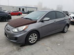 2013 Hyundai Accent Gls Gray vin: KMHCT4AE8DU523900