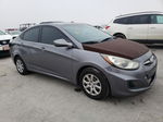 2013 Hyundai Accent Gls Gray vin: KMHCT4AE8DU523900