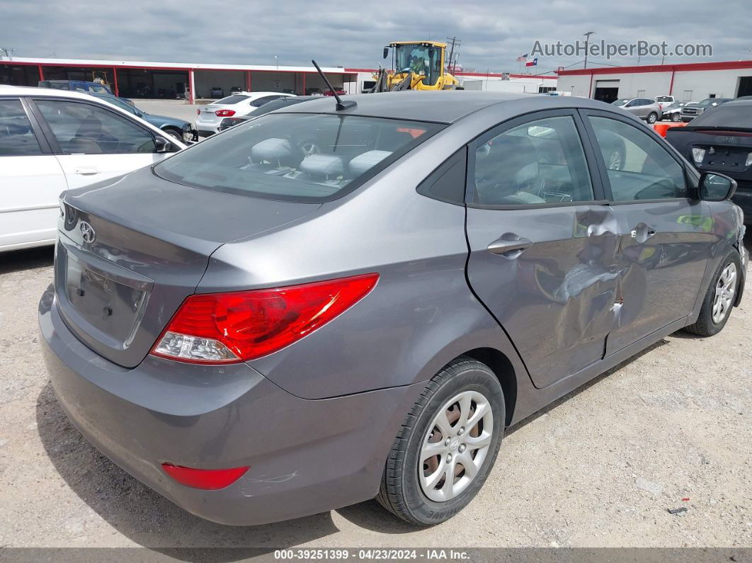 2013 Hyundai Accent Gls Серый vin: KMHCT4AE8DU526604