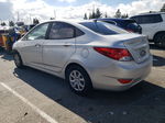 2013 Hyundai Accent Gls Silver vin: KMHCT4AE8DU559778