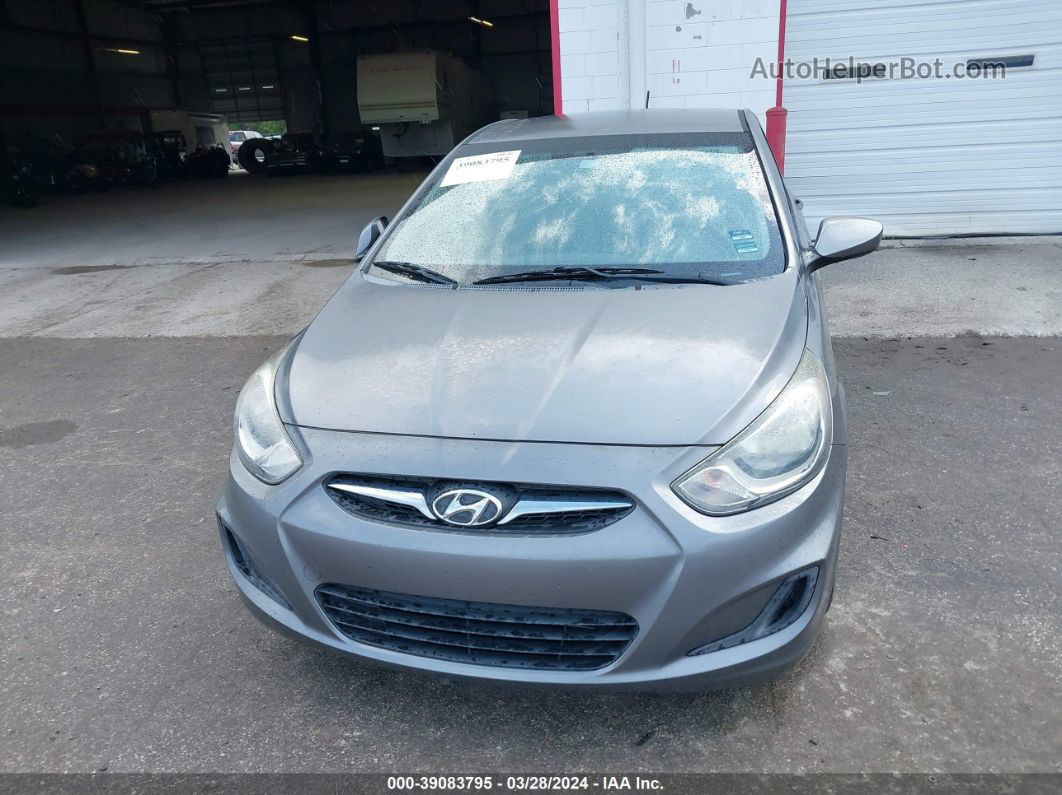 2014 Hyundai Accent Gls Gray vin: KMHCT4AE8EU590269