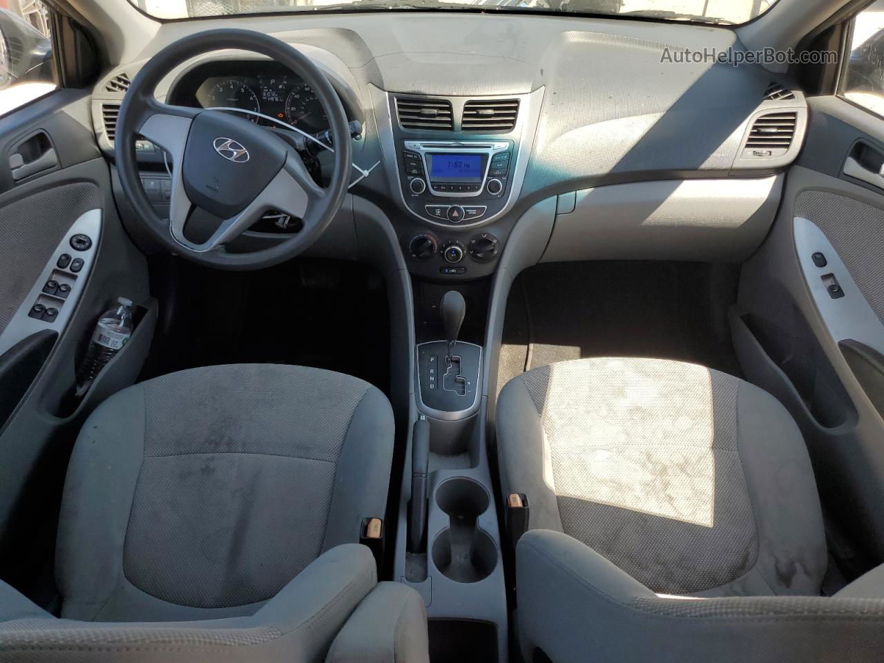 2014 Hyundai Accent Gls Серый vin: KMHCT4AE8EU637042