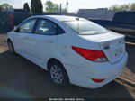 2014 Hyundai Accent Gls White vin: KMHCT4AE8EU660868