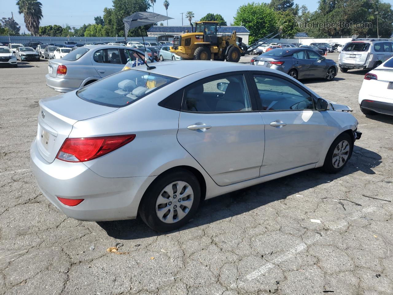 2015 Hyundai Accent Gls Серебряный vin: KMHCT4AE8FU804436