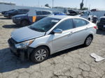 2015 Hyundai Accent Gls Серебряный vin: KMHCT4AE8FU804436