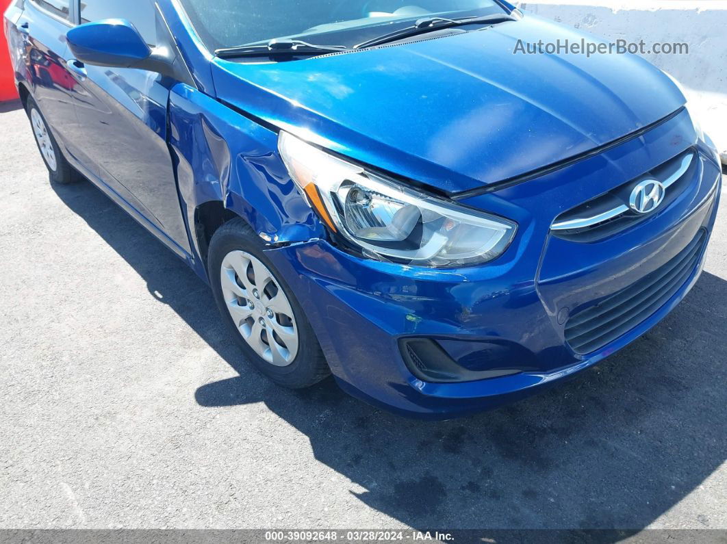 2015 Hyundai Accent Gls Blue vin: KMHCT4AE8FU835427