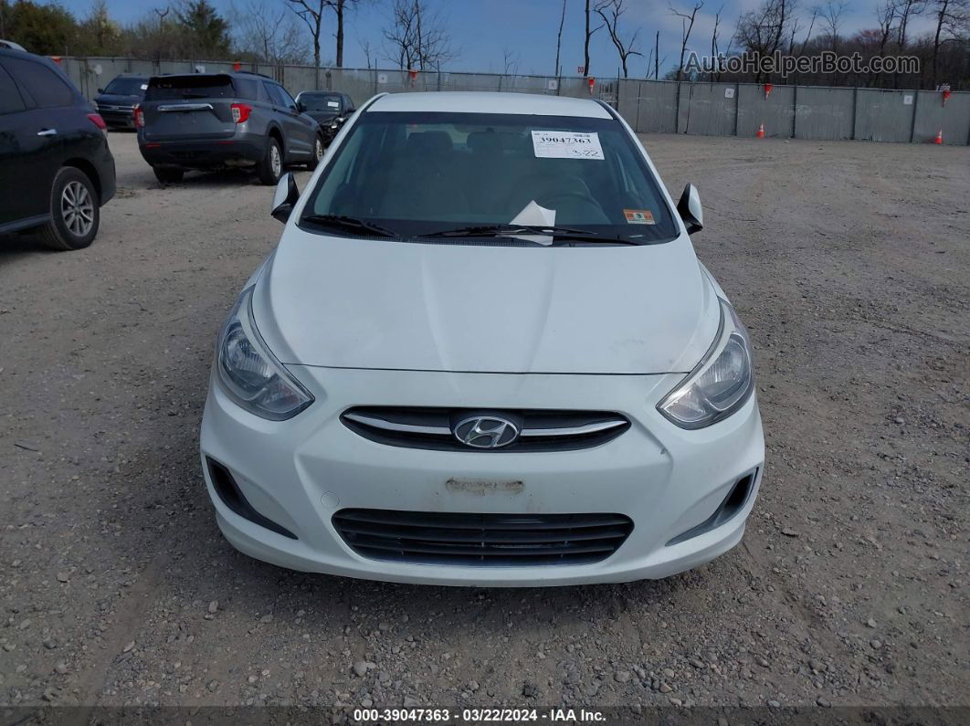 2015 Hyundai Accent Gls White vin: KMHCT4AE8FU838389