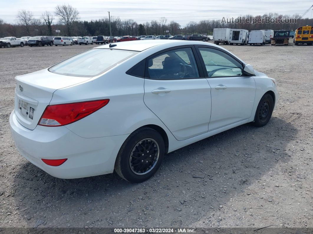 2015 Hyundai Accent Gls White vin: KMHCT4AE8FU838389