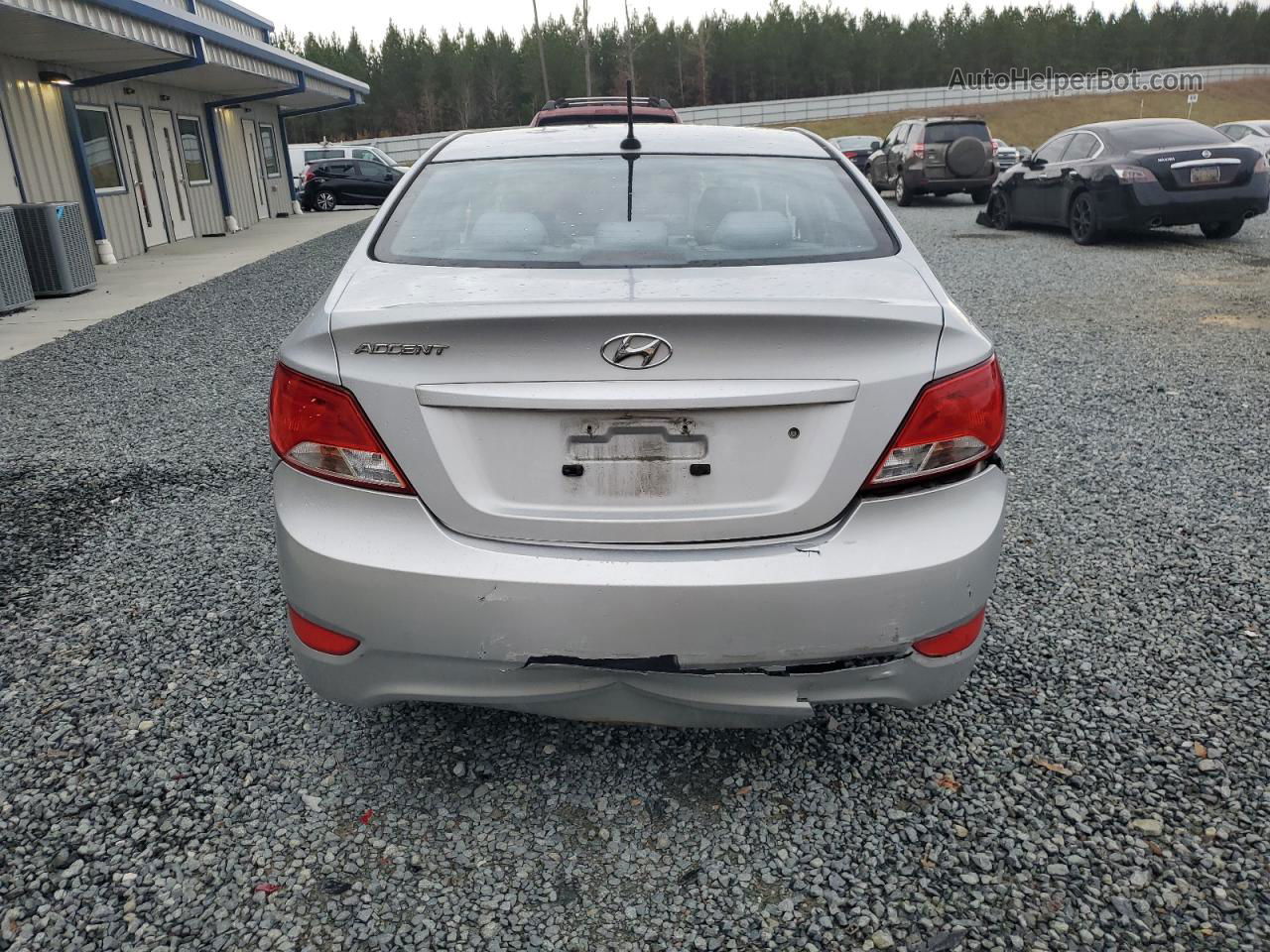 2015 Hyundai Accent Gls Silver vin: KMHCT4AE8FU841339