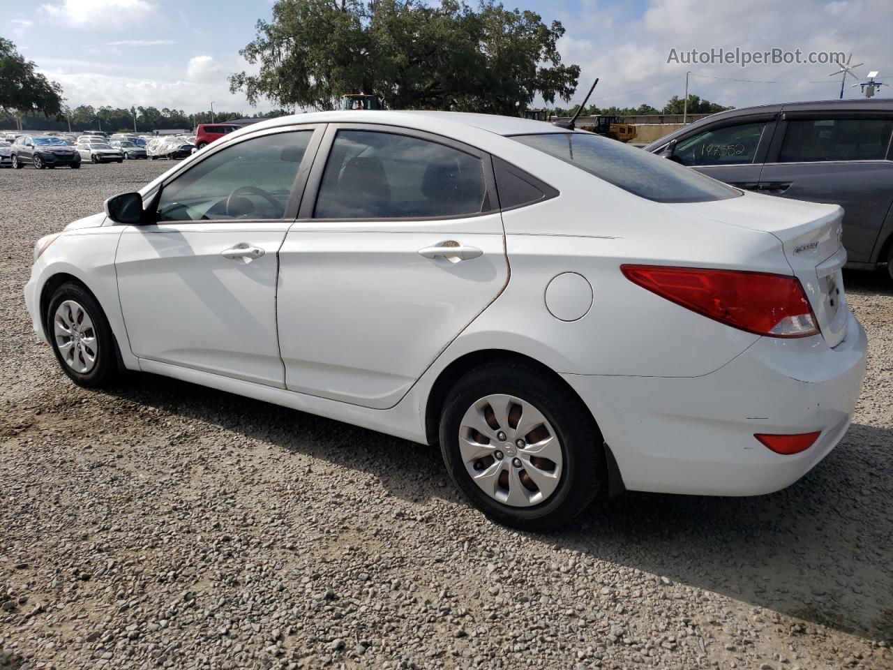 2015 Hyundai Accent Gls White vin: KMHCT4AE8FU901247