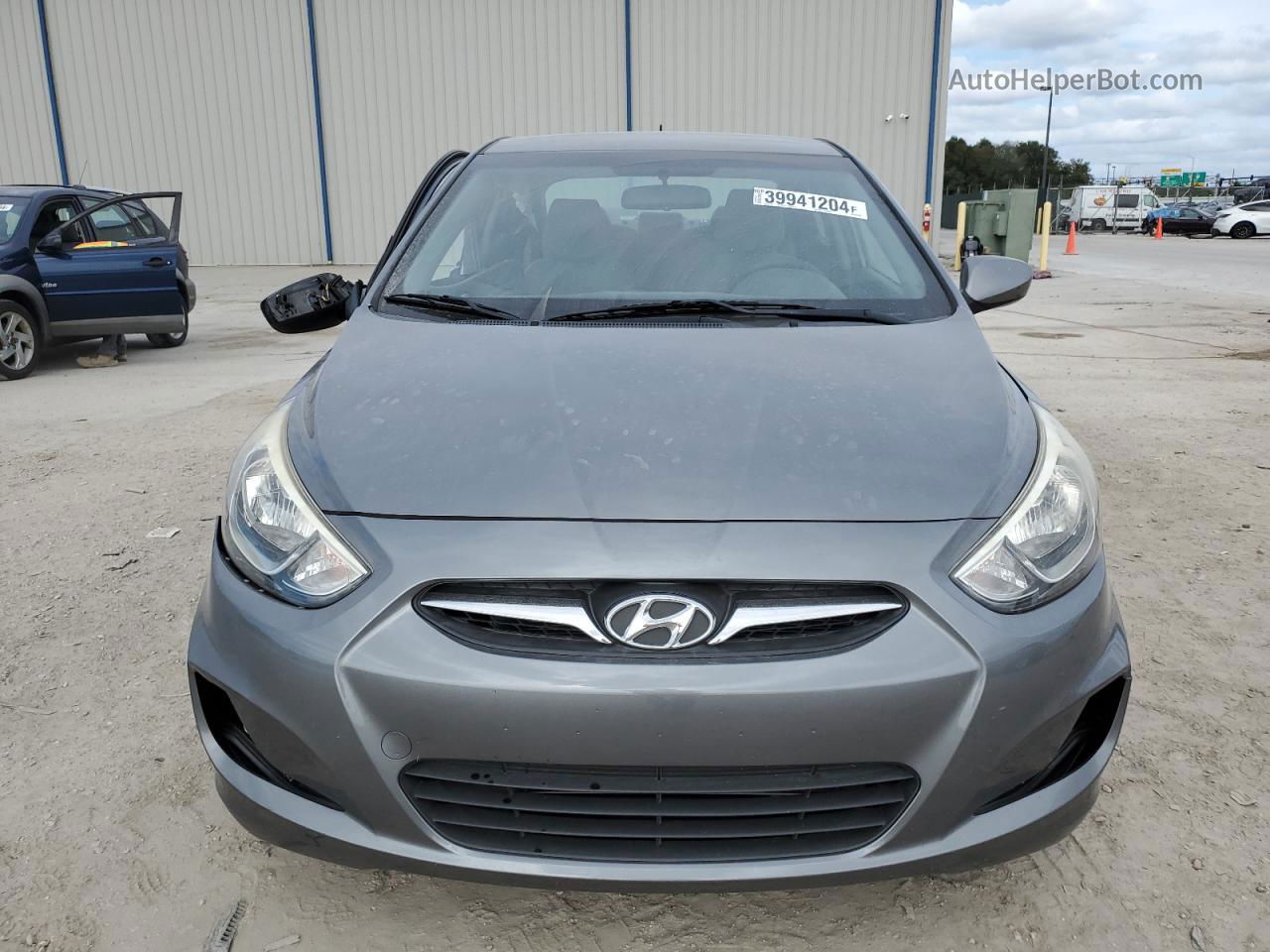 2015 Hyundai Accent Gls Gray vin: KMHCT4AE8FU901622