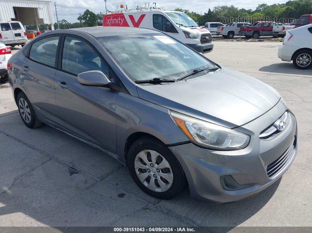 2015 Hyundai Accent Gls Gray vin: KMHCT4AE8FU902429