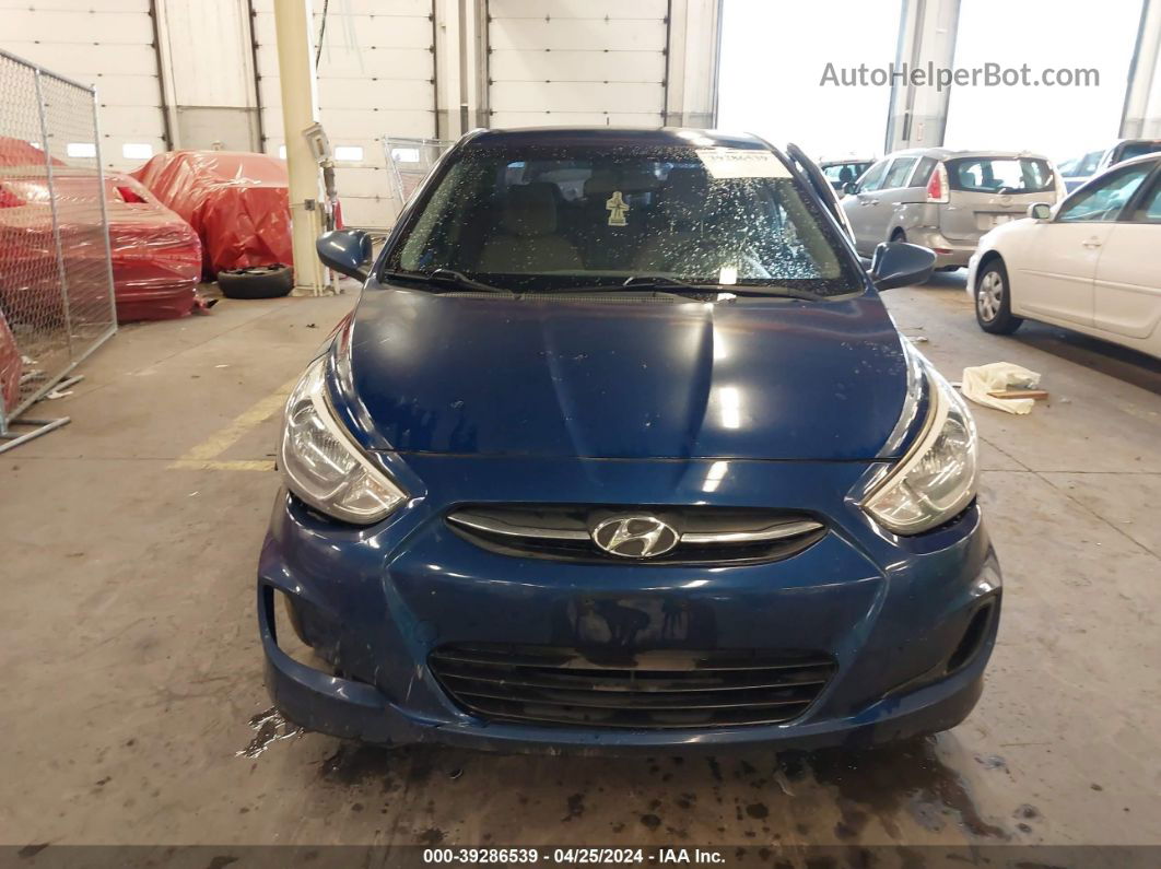 2015 Hyundai Accent Gls Blue vin: KMHCT4AE8FU915195