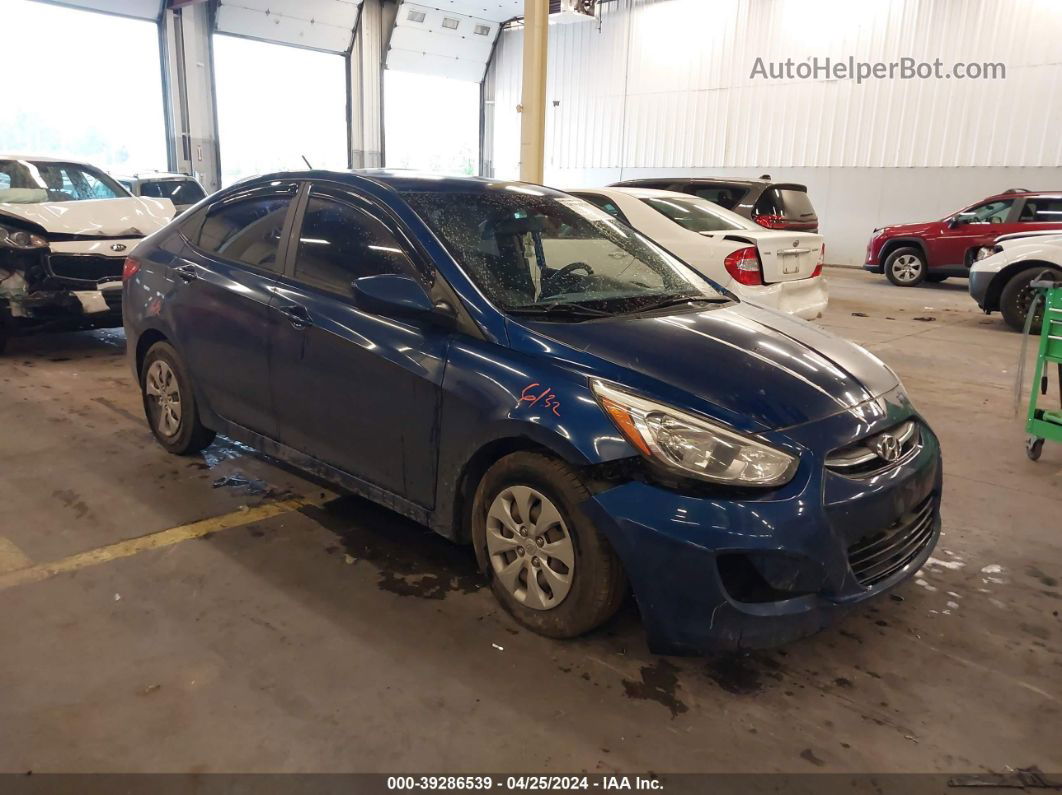 2015 Hyundai Accent Gls Blue vin: KMHCT4AE8FU915195