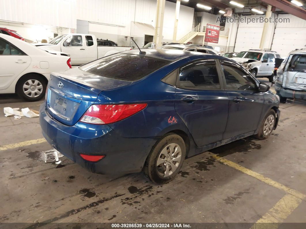 2015 Hyundai Accent Gls Blue vin: KMHCT4AE8FU915195