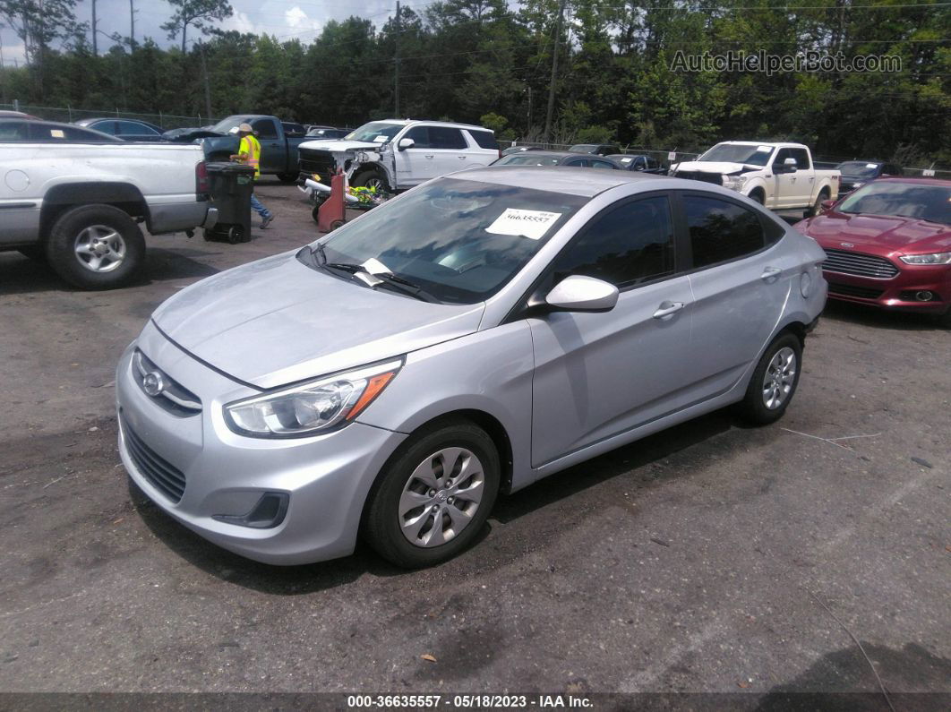 2015 Hyundai Accent Gls Silver vin: KMHCT4AE8FU932028