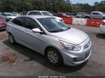 2015 Hyundai Accent Gls Silver vin: KMHCT4AE8FU932028