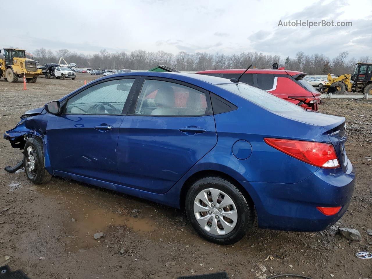 2016 Hyundai Accent Se Blue vin: KMHCT4AE8GU006715