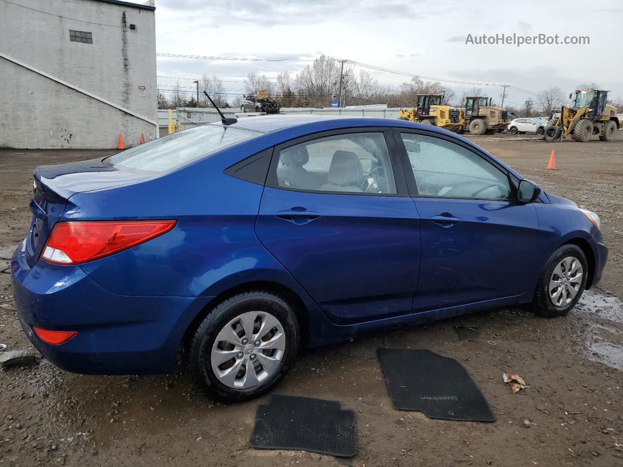 2016 Hyundai Accent Se Blue vin: KMHCT4AE8GU006715