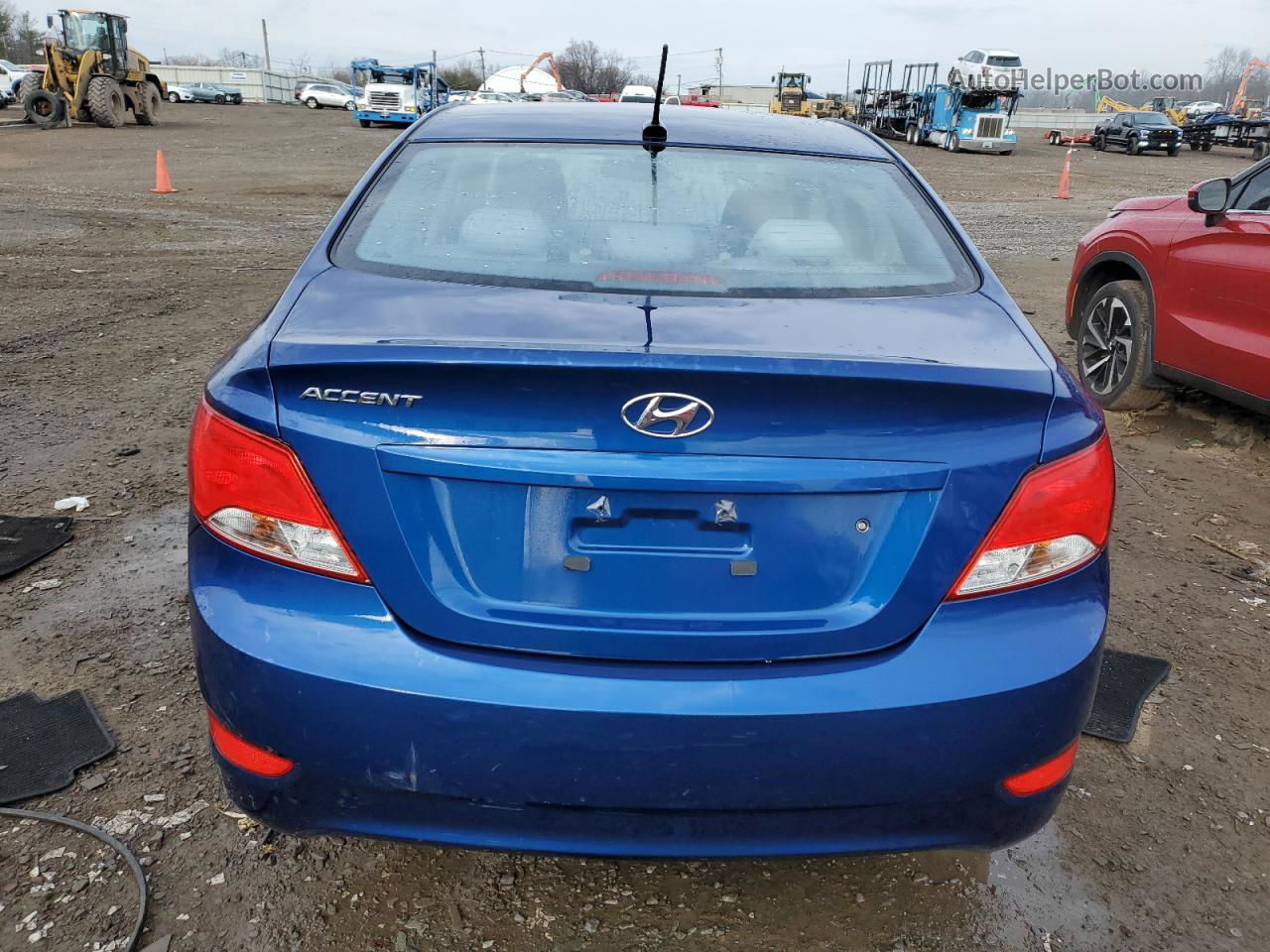 2016 Hyundai Accent Se Blue vin: KMHCT4AE8GU006715